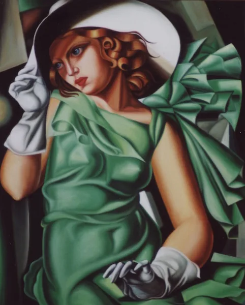 Reproduction inspirée de Tamara de Lempicka par Daniel Trammer
