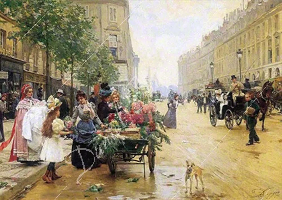 Rue Royale à Paris de Daniel Trammer