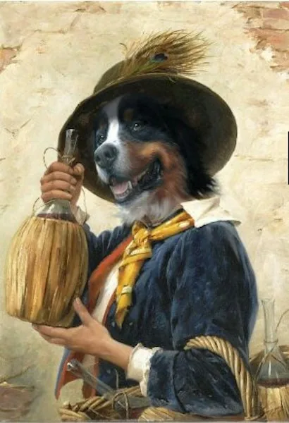 Un nez, un vin — œuvre originale de Daniel Trammer